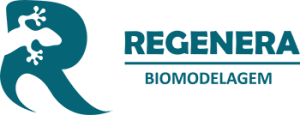 Logotipo Regenera 3D - Biomodelos e Próteses Faciais